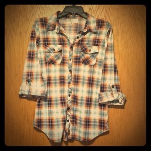 Lightweight flannel shirt
